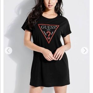 GUESS logo tee/tee dress (NEVER WORN)